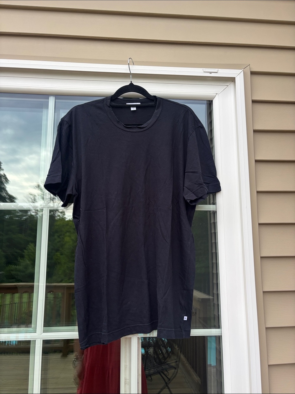 James Perse Navy Blue  Short Sleeve Crewneck Tee